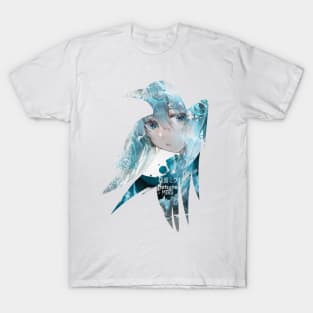 Raven's cloak Miku water color T-Shirt